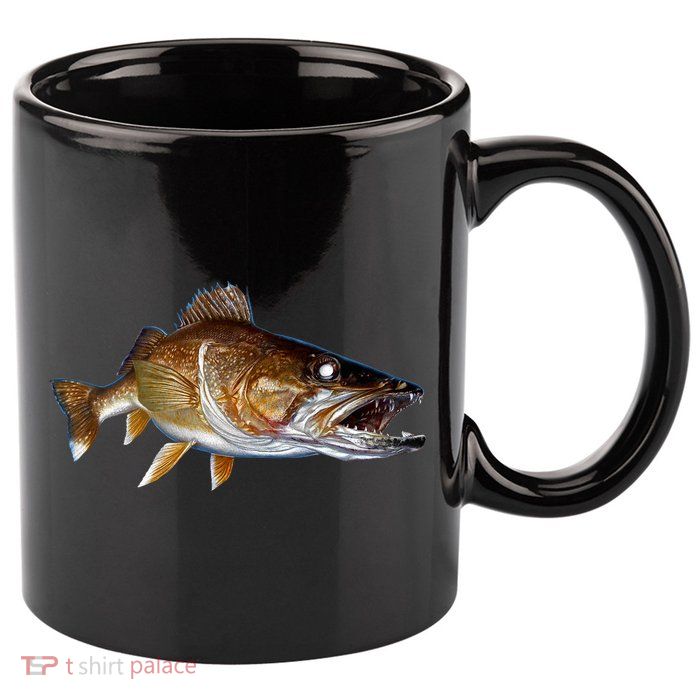 Walleye 11oz C Handle Ceramic Mug