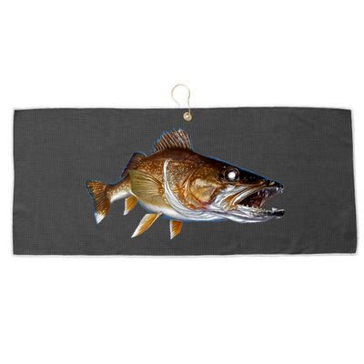 Walleye Large Microfiber Waffle Golf Towel