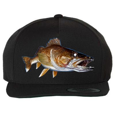Walleye Wool Snapback Cap