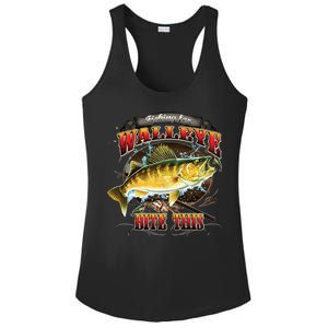 Walleye Bite This Ladies PosiCharge Competitor Racerback Tank