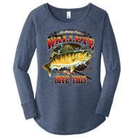 Walleye Bite This Women's Perfect Tri Tunic Long Sleeve Shirt