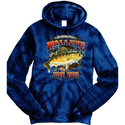 Walleye Bite This Tie Dye Hoodie