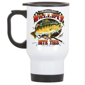 Walleye Bite This Stainless Steel Travel Mug