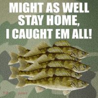 Walleye Caught Em All Legacy Tie Dye Trucker Hat
