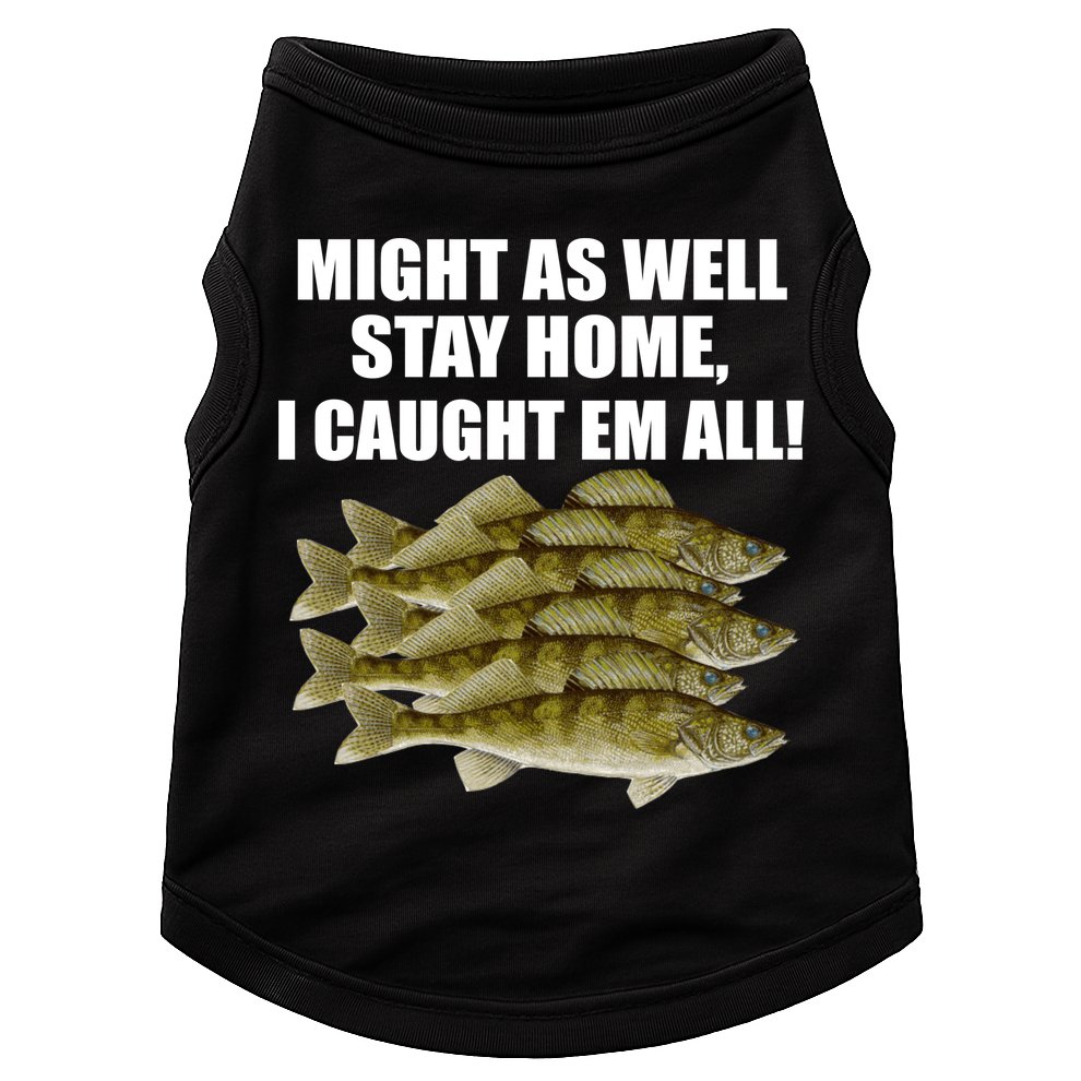 Walleye Caught Em All Doggie Tank