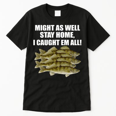 Walleye Caught Em All Tall T-Shirt