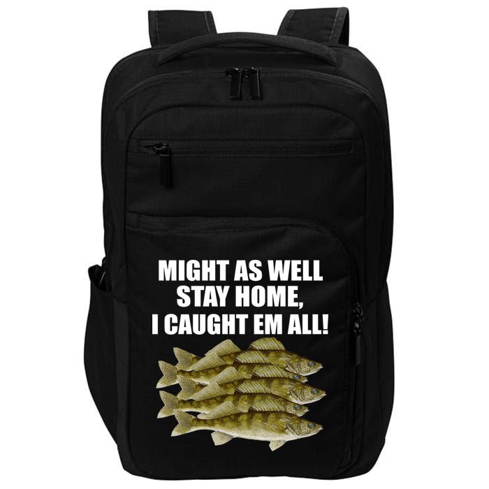 Walleye Caught Em All Impact Tech Backpack