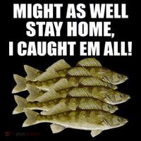 Walleye Caught Em All 7-Panel Snapback Hat
