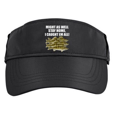 Walleye Caught Em All Adult Drive Performance Visor