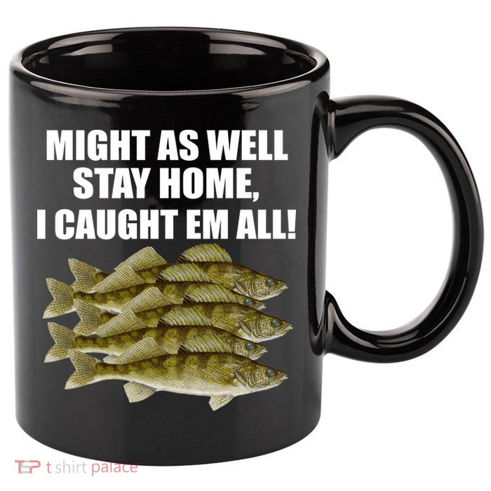 Walleye Caught Em All 11oz C Handle Ceramic Mug