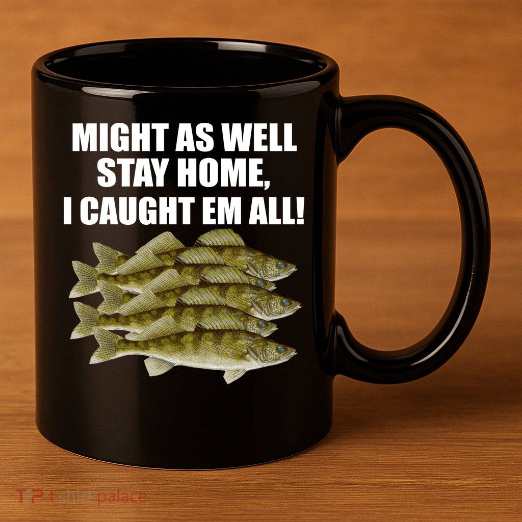 Walleye Caught Em All 11oz C Handle Ceramic Mug