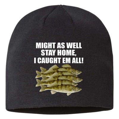 Walleye Caught Em All Sustainable Beanie