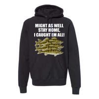 Walleye Caught Em All Premium Hoodie