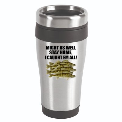 Walleye Caught Em All 16oz Travel Tumbler