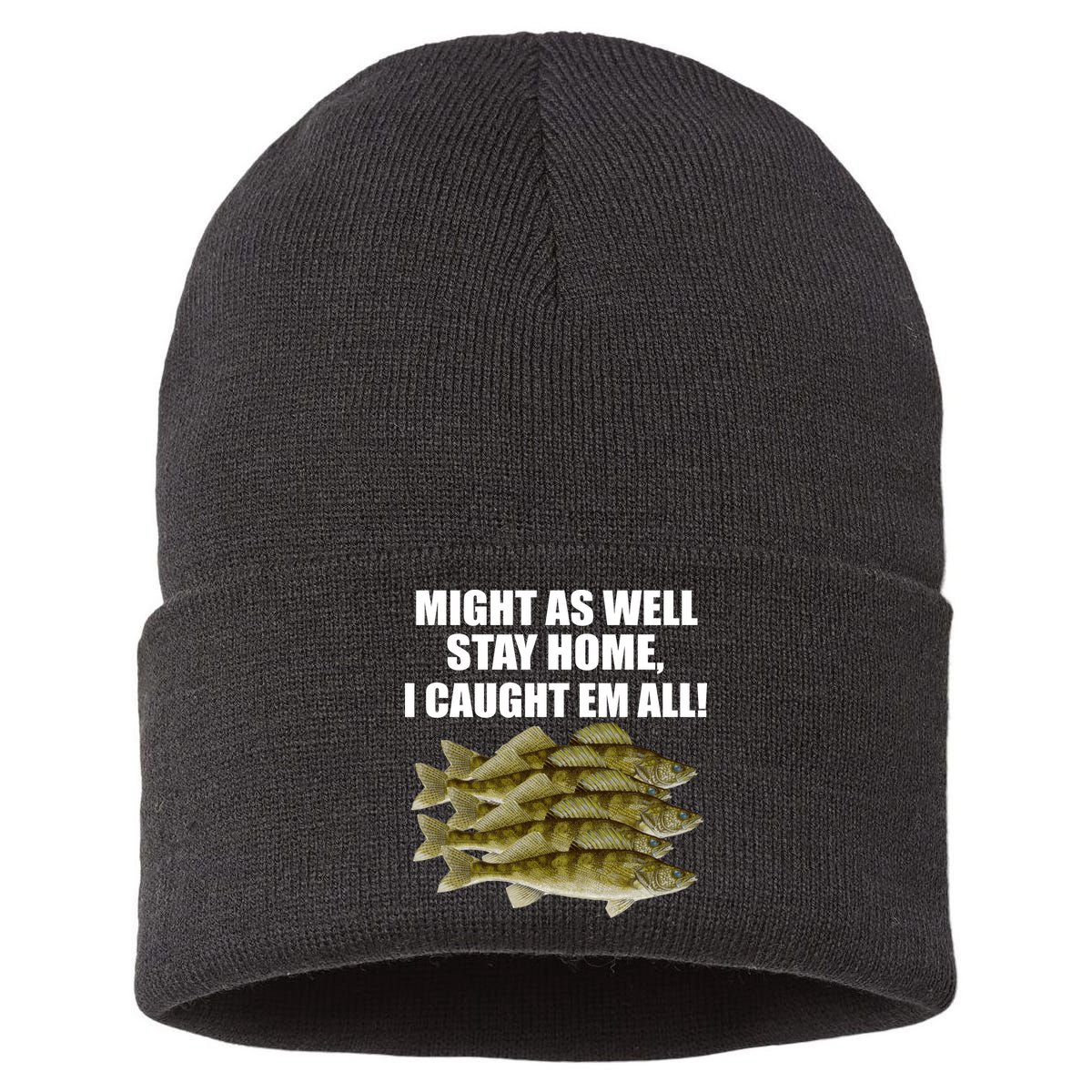 Walleye Caught Em All Sustainable Knit Beanie