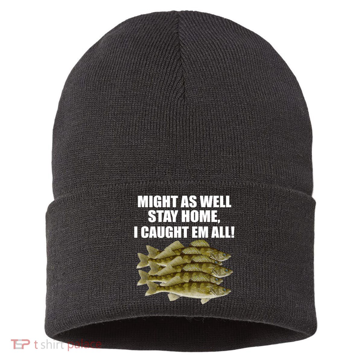 Walleye Caught Em All Sustainable Knit Beanie