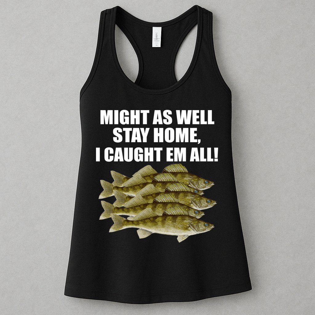 Walleye Caught Em All Womens Tank Top