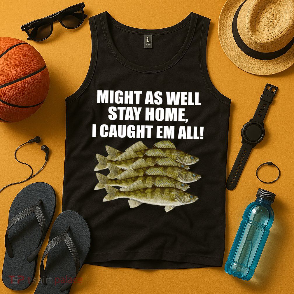 Walleye Caught Em All Tank Top