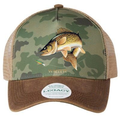 Walleye Combination Legacy Tie Dye Trucker Hat