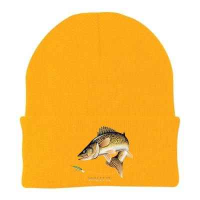 Walleye Combination Knit Cap Winter Beanie