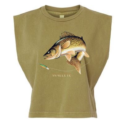 Walleye Combination Garment-Dyed Women's Muscle Tee