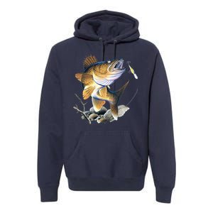 Walleye Fishing Premium Hoodie