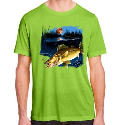 Walleye Moon Light Adult ChromaSoft Performance T-Shirt