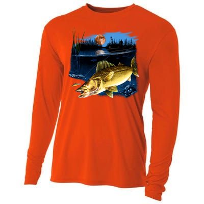 Walleye Moon Light Cooling Performance Long Sleeve Crew