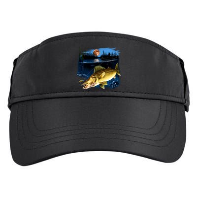 Walleye Moon Light Adult Drive Performance Visor