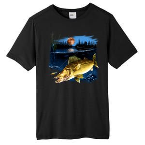 Walleye Moon Light Tall Fusion ChromaSoft Performance T-Shirt