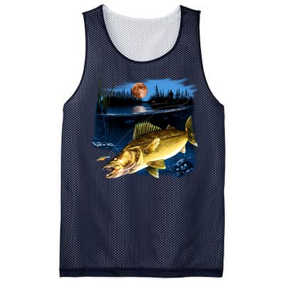 Walleye Moon Light Mesh Reversible Basketball Jersey Tank