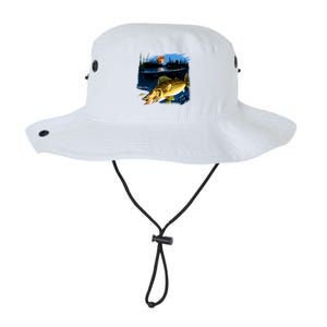 Walleye Moon Light Legacy Cool Fit Booney Bucket Hat