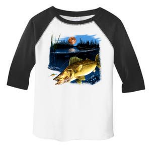 Walleye Moon Light Toddler Fine Jersey T-Shirt