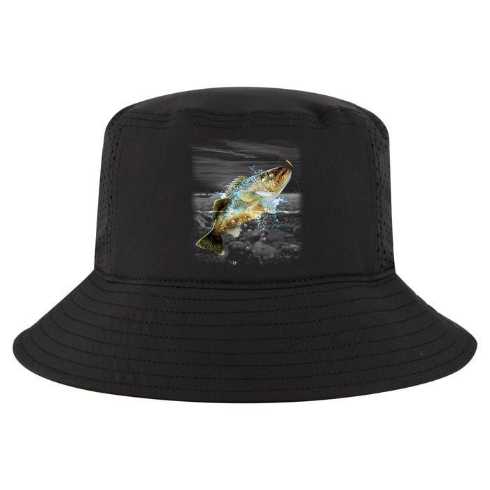 Walleye Wilderness - Fishing Cool Comfort Performance Bucket Hat