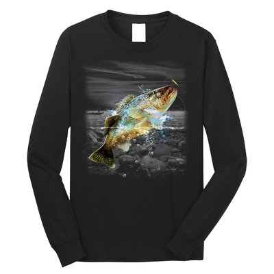 Walleye Wilderness - Fishing Long Sleeve Shirt