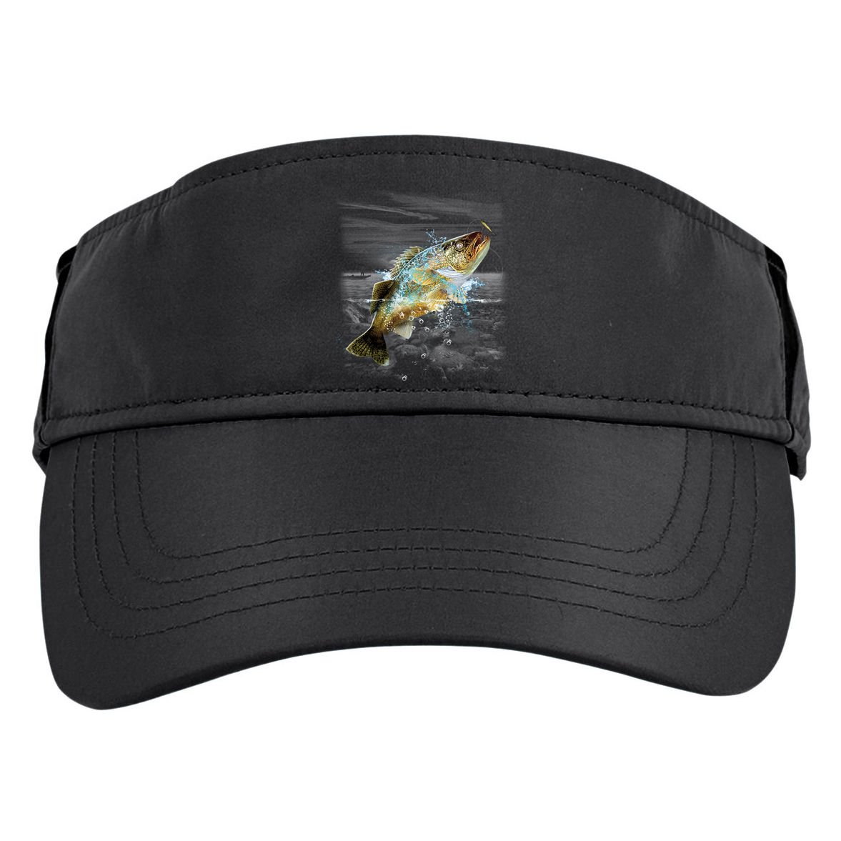 Walleye Wilderness - Fishing Adult Drive Performance Visor