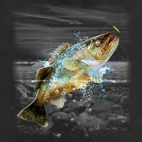Walleye Wilderness - Fishing Adult Drive Performance Visor