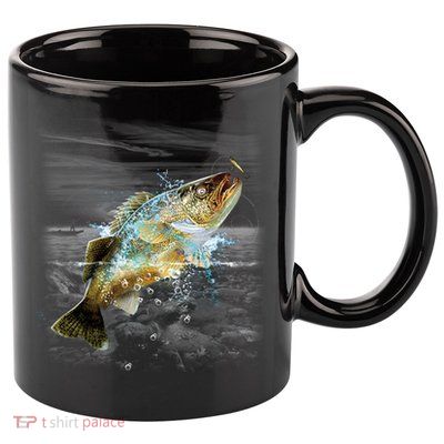 Walleye Wilderness - Fishing 11oz C Handle Ceramic Mug