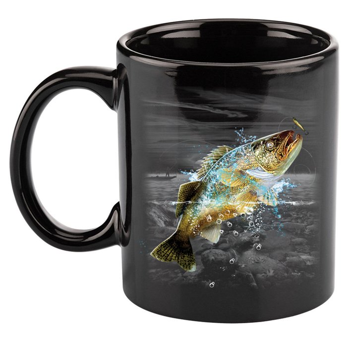 Walleye Wilderness - Fishing 11oz C Handle Ceramic Mug