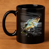 Walleye Wilderness - Fishing 11oz C Handle Ceramic Mug