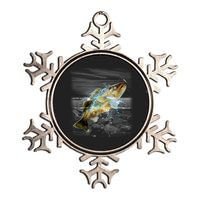 Walleye Wilderness - Fishing Metallic Star Ornament