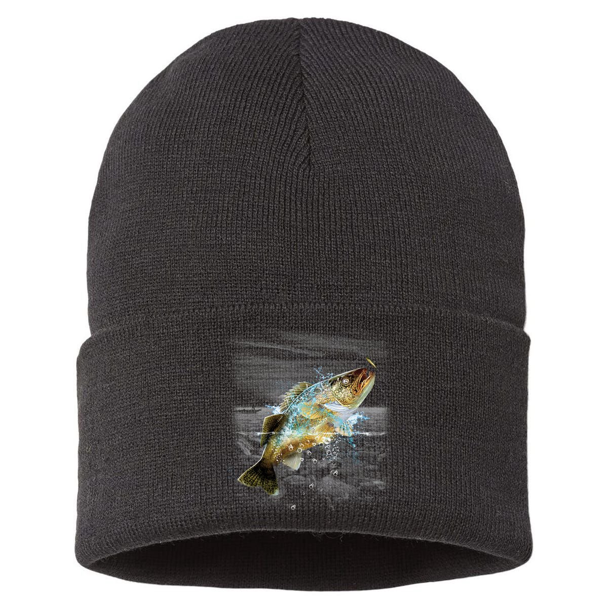 Walleye Wilderness - Fishing Sustainable Knit Beanie