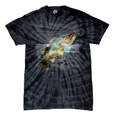 Walleye Wilderness - Fishing Tie-Dye T-Shirt