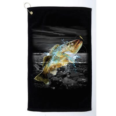 Walleye Wilderness - Fishing Golf Towel