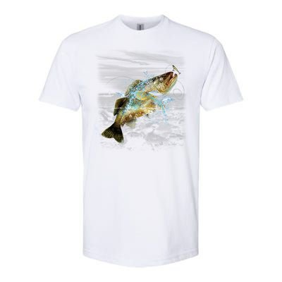 Walleye Wilderness - Fishing Softstyle CVC T-Shirt