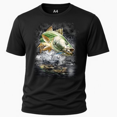 Walleye Wilderness - Fishing Jumping Fish Performance Shirt