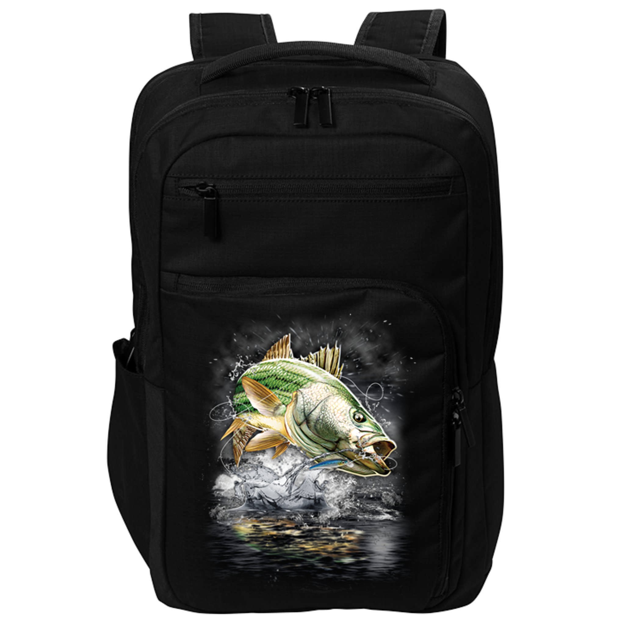 Walleye Wilderness - Fishing Jumping Fish Impact Tech Backpack