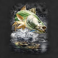 Walleye Wilderness - Fishing Jumping Fish Adult Drive Performance Visor