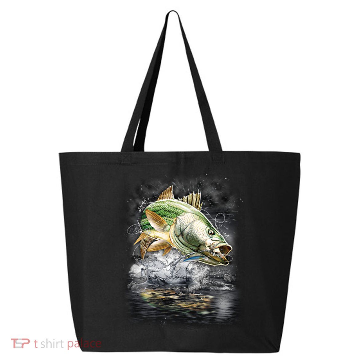 Walleye Wilderness - Fishing Jumping Fish 25L Jumbo Tote