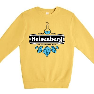 Walter White Heisenberg Beer Chemist Premium Crewneck Sweatshirt